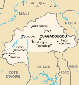 News 6 Burkina Faso map